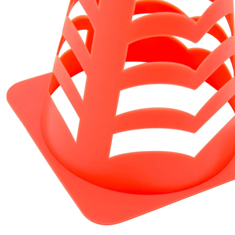 vidaXL Futbola konusi 6 gab. Saliekami oranži 13x13x22,5 cm