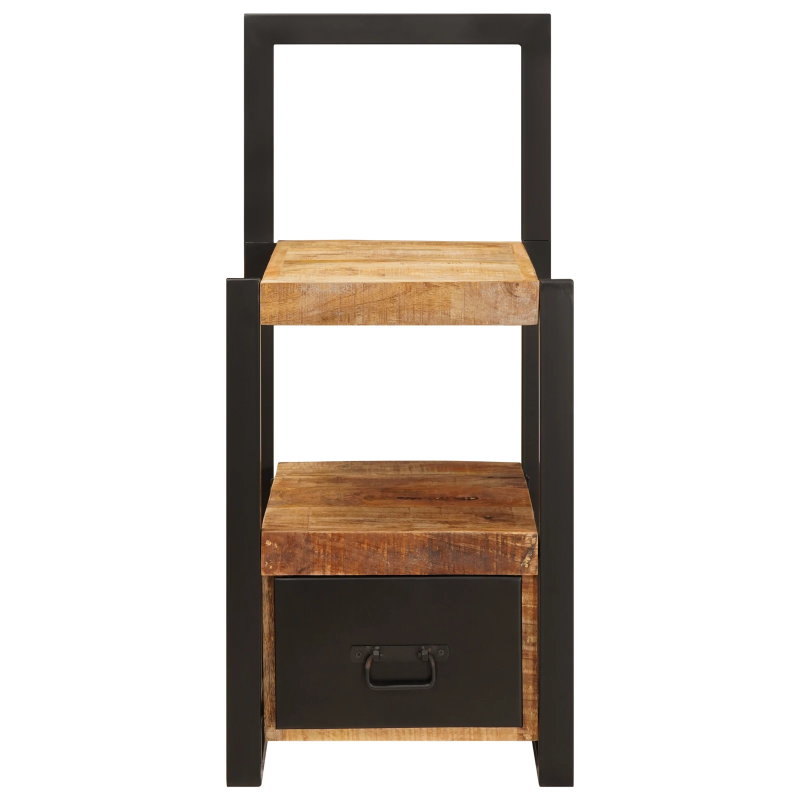 vidaXL Apģērbu turētājs Brūna 40 x 40 x 90 cm Cieta mango koksne