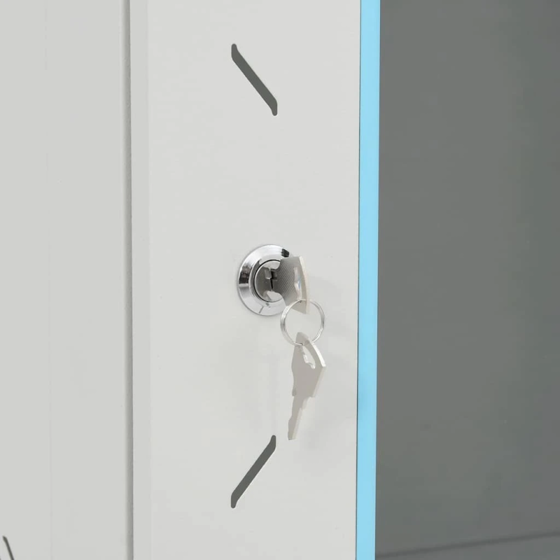 vidaXL 15U servera skapis, 19", IP20, pelēks, 60x45x86 cm