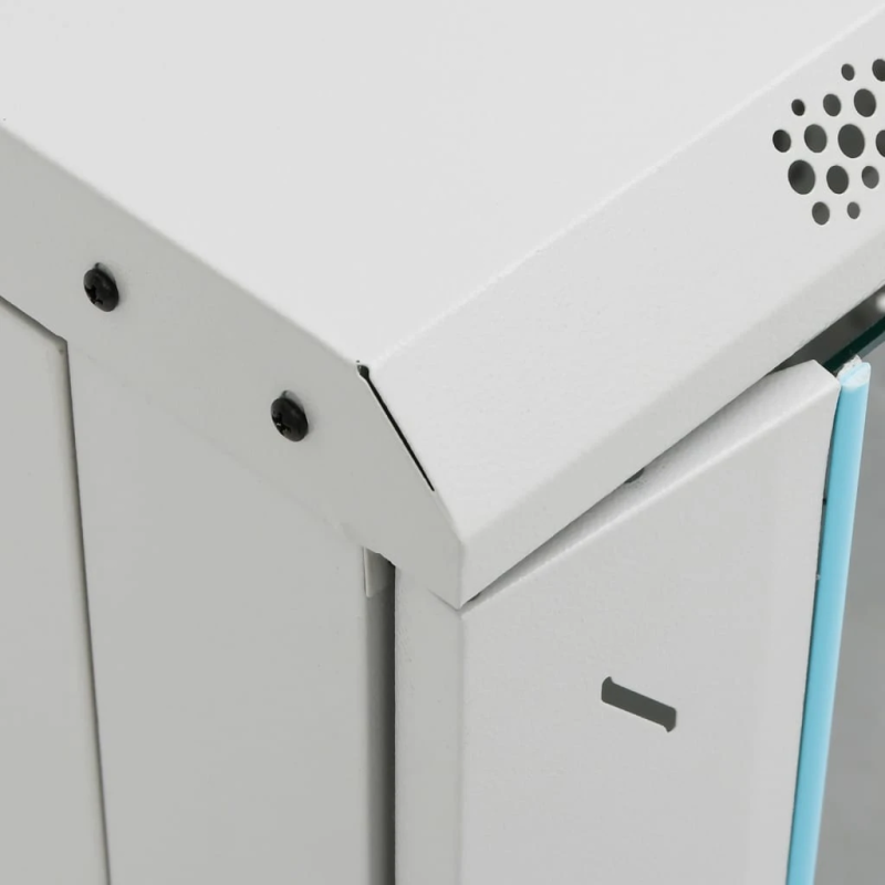 vidaXL 22U servera skapis, 19, IP20, pelēks, 60x60x120 cm