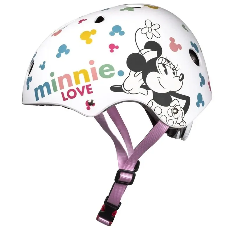 Skrituļslidotāja ķivere Seven Minnie, 54-58 cm, balta krās.