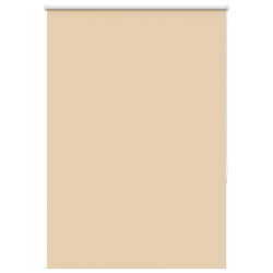 vidaXL rullo žalūzija bēša 115x130 cm auduma platums 110,7 cm