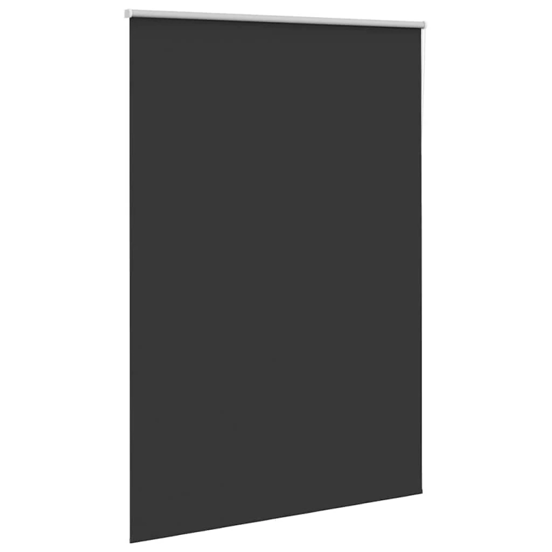 vidaXL Rullo žalūzija Blackout Black 145x230 cm Auduma platums 141,6cm
