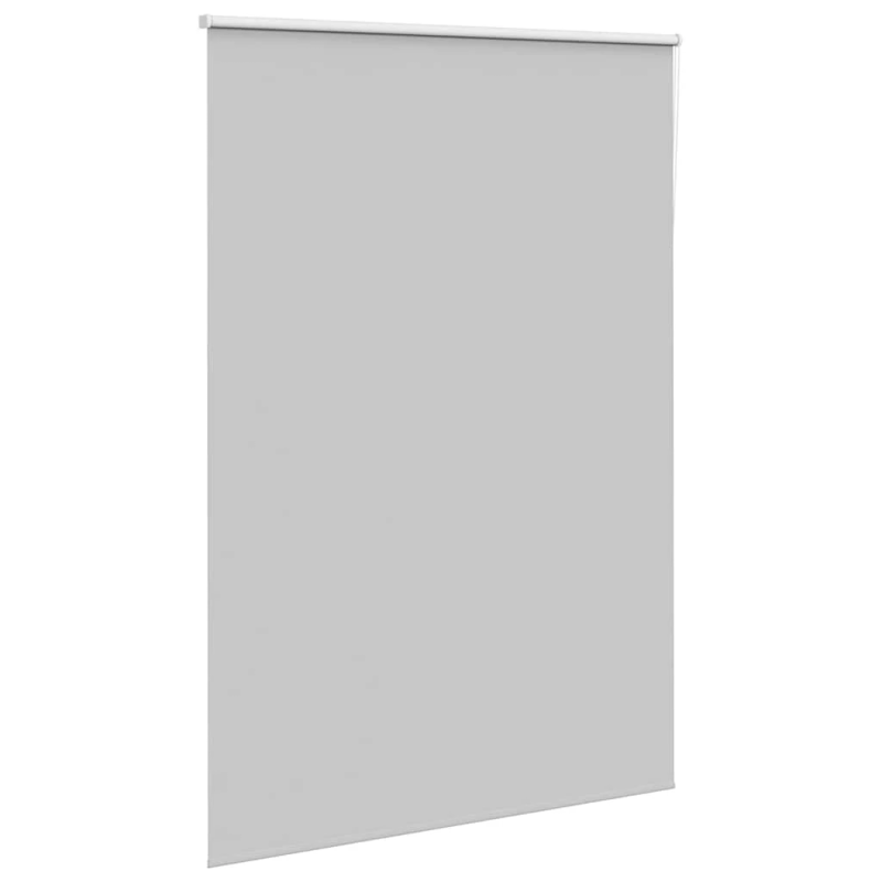 vidaXL Rullo žalūzija Blackout gaiši pelēks 145x210cm Auduma platums