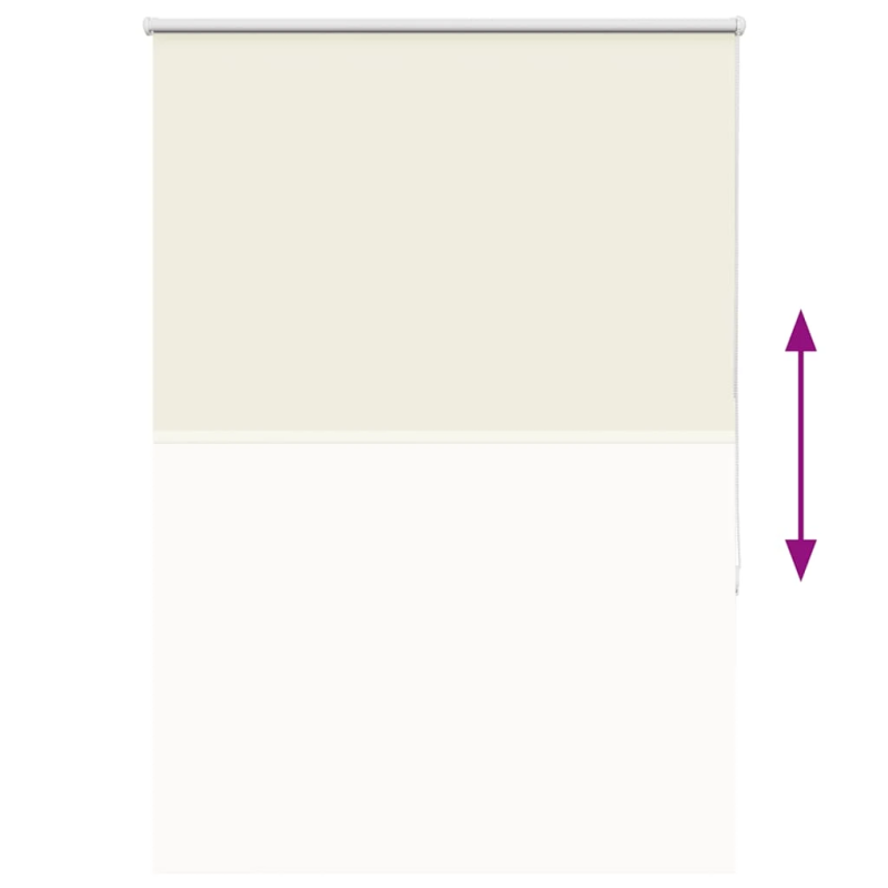 vidaXL rullo žalūzija pelēkbalti 95x150 cm auduma platums 90,7 cm