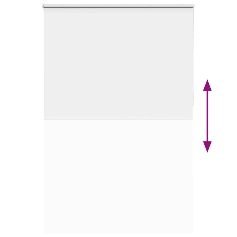 vidaXL rullo žalūzija balta 160x230 cm auduma platums 156,6cm