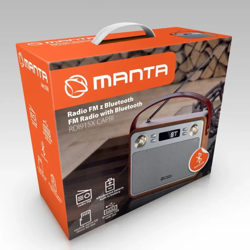 Manta RDI915X FM-BT-USB Capri