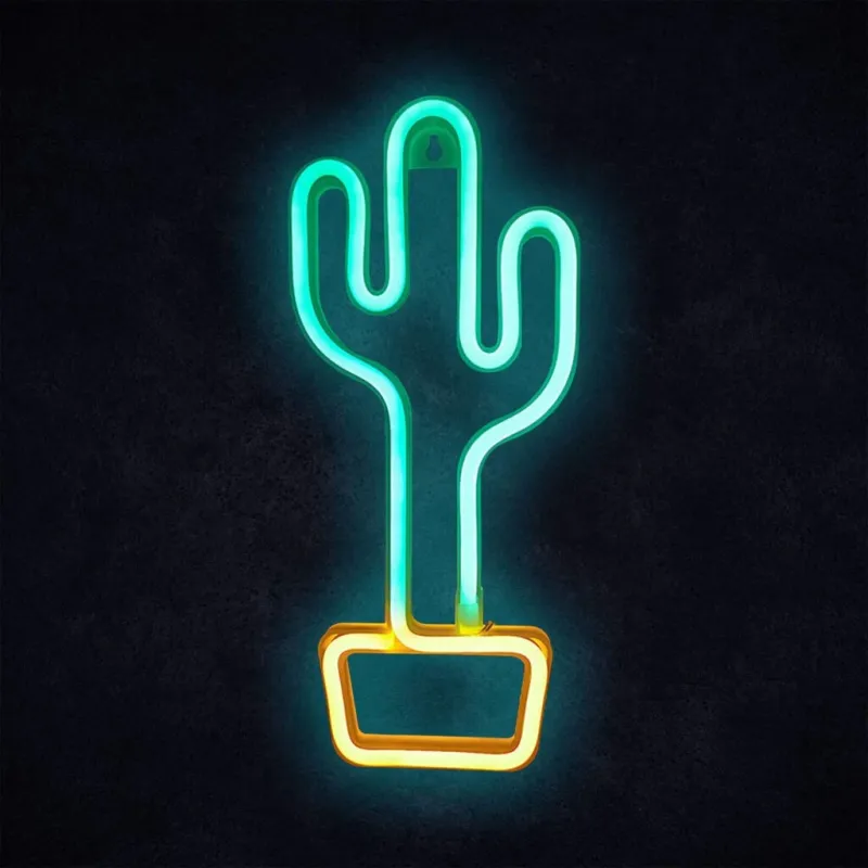 Manta SNL07GN Style Neon Lights CACTUS Green-Yellow