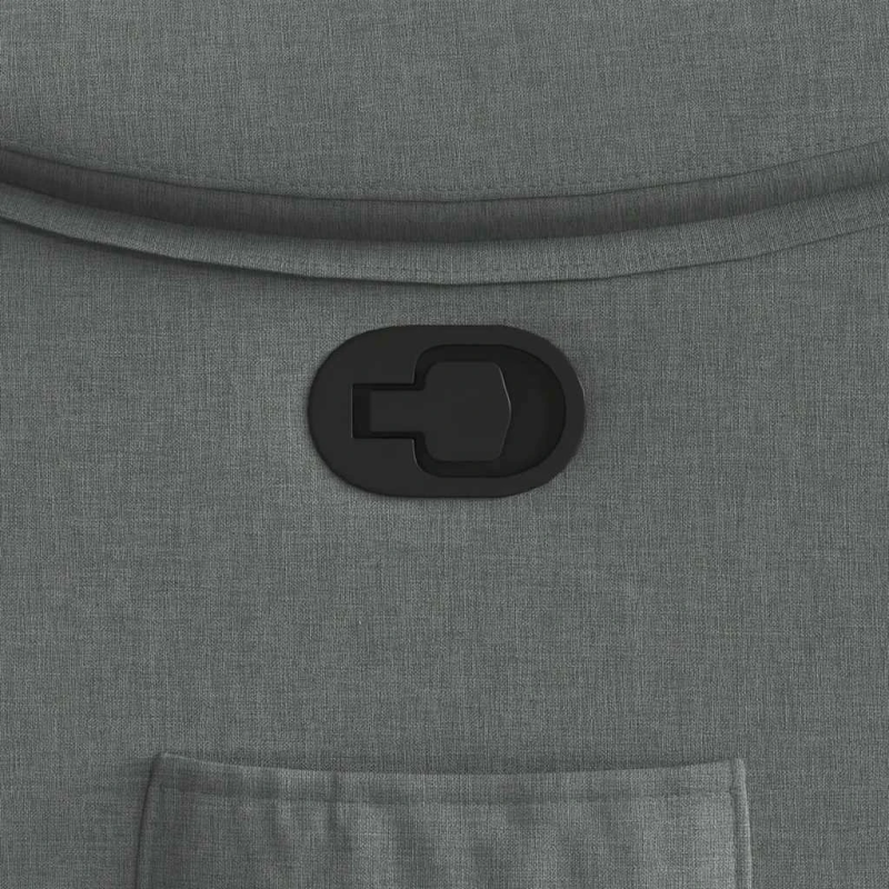 vidaXL atpūtas krēsls, atgāžams, tumši pelēks audums