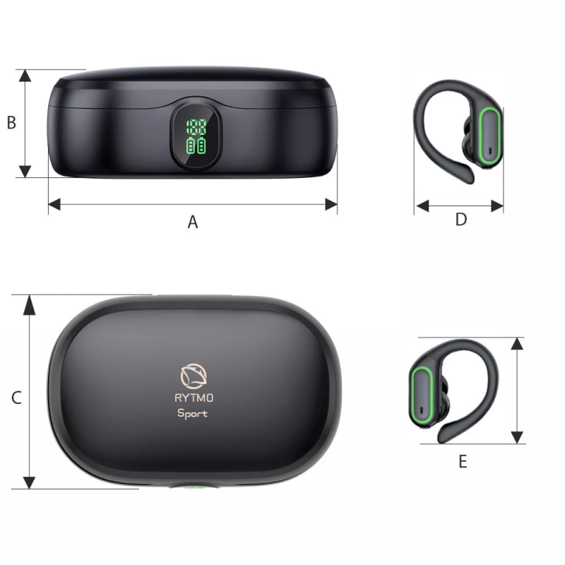 Manta MTWS011B Rytmo Sport Black