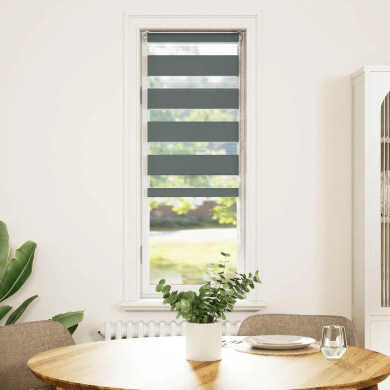 vidaXL žalūzijas zebra 50x100 cm auduma platums 45,9 cm poliesters