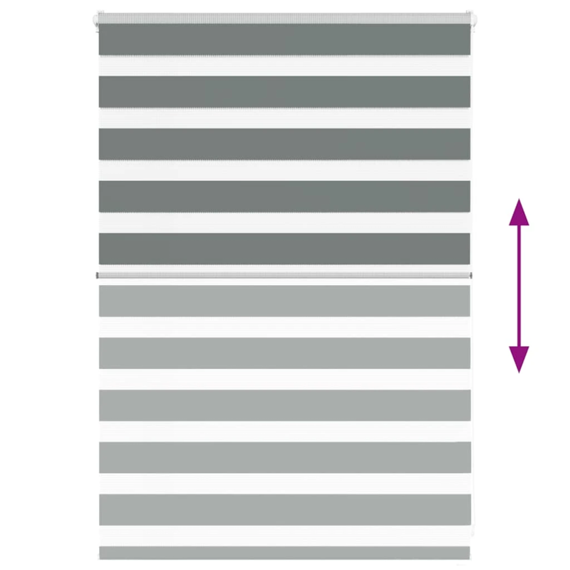 vidaXL žalūzijas zebra 95x100 cm auduma platums 90,9 cm poliesters