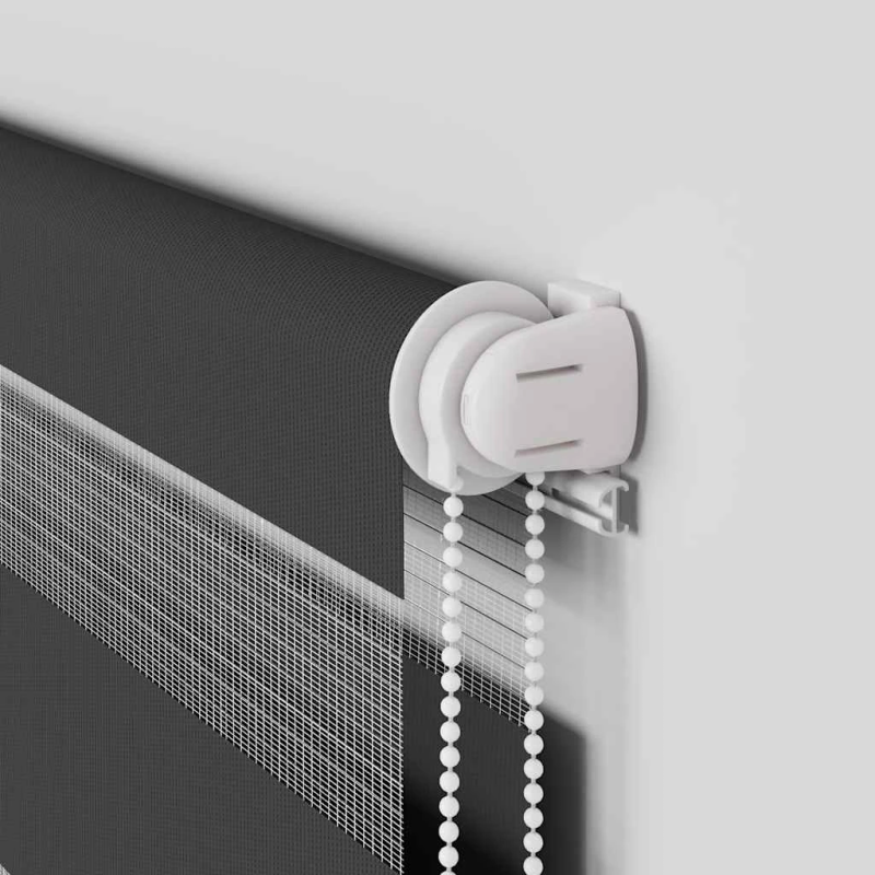 vidaXL žalūzijas zebra 100x100 cm auduma platums 95,9 cm poliesters