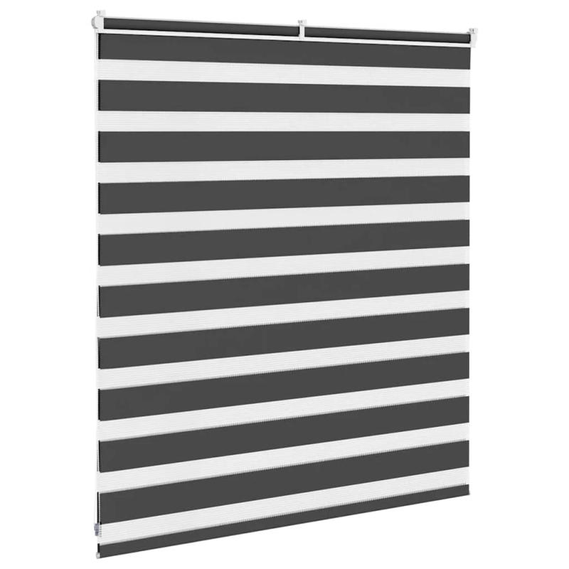 vidaXL žalūzijas zebra 125x100 cm auduma platums 120,9 cm poliesters