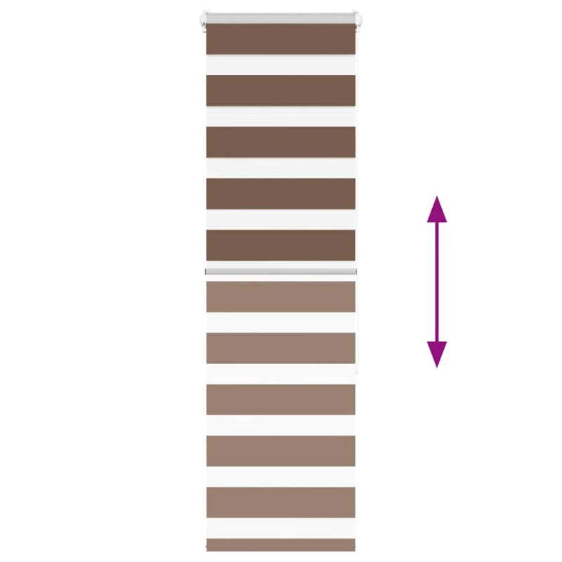 vidaXL žalūzijas zebra 40x150 cm auduma platums 35,9 cm poliesters
