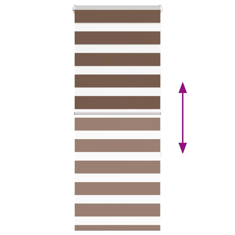 vidaXL žalūzijas zebra 60x150 cm auduma platums 55,9 cm poliesters