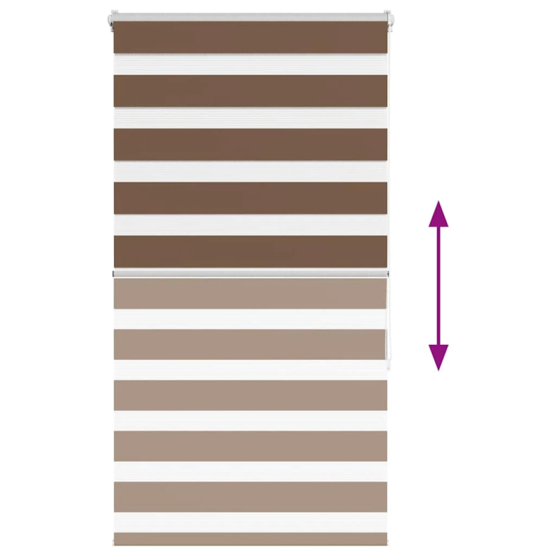 vidaXL žalūzijas zebra 75x150 cm auduma platums 70,9 cm poliesters