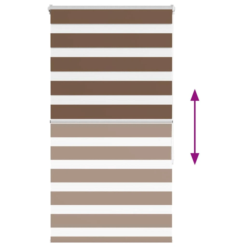 vidaXL žalūzijas zebra 85x150 cm auduma platums 80,9 cm poliesters