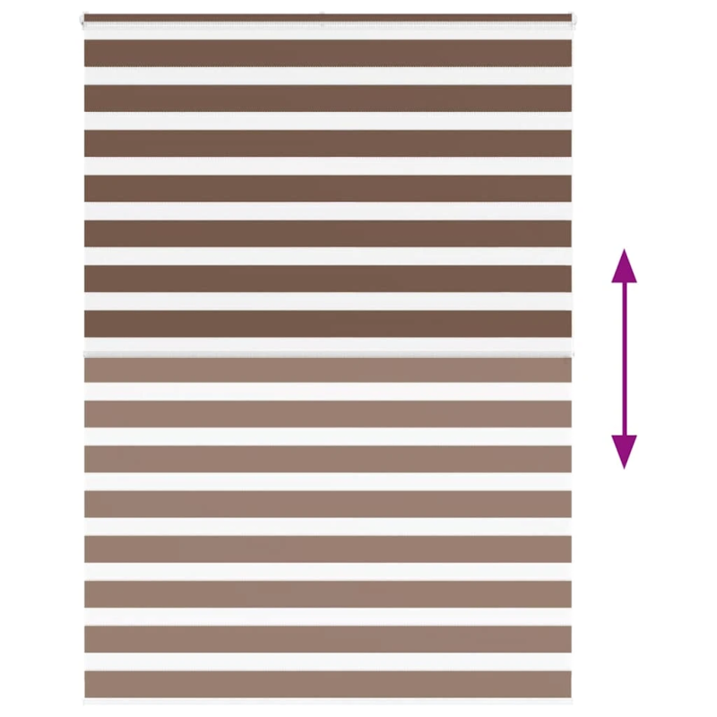 vidaXL žalūzijas zebra 165x200 cm auduma platums 160,9 cm poliesters