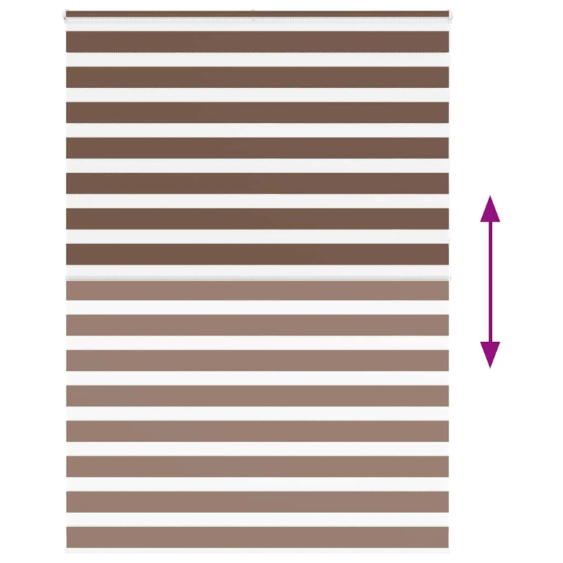 vidaXL žalūzijas zebra 165x230 cm auduma platums 160,9 cm poliesters