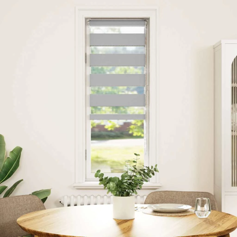 vidaXL zebrinės žaliuzės 40x100 cm audinio plotis 35,9 cm poliesteris