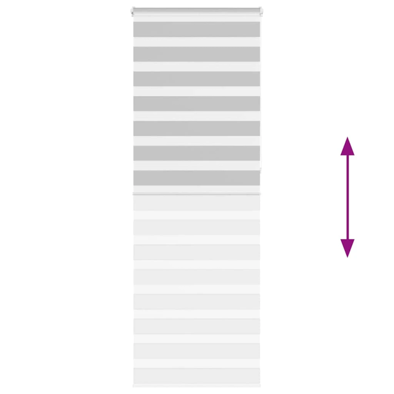 vidaXL žalūzijas zebra 70x230 cm auduma platums 65,9 cm poliesters