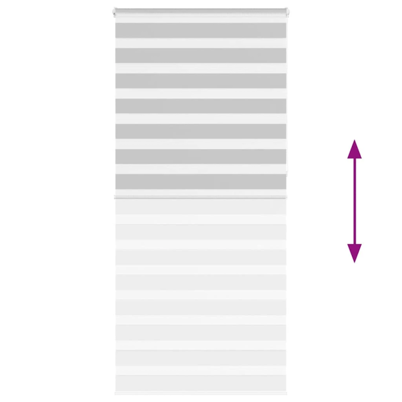 vidaXL žalūzijas zebra 95x230 cm auduma platums 90,9 cm poliesters