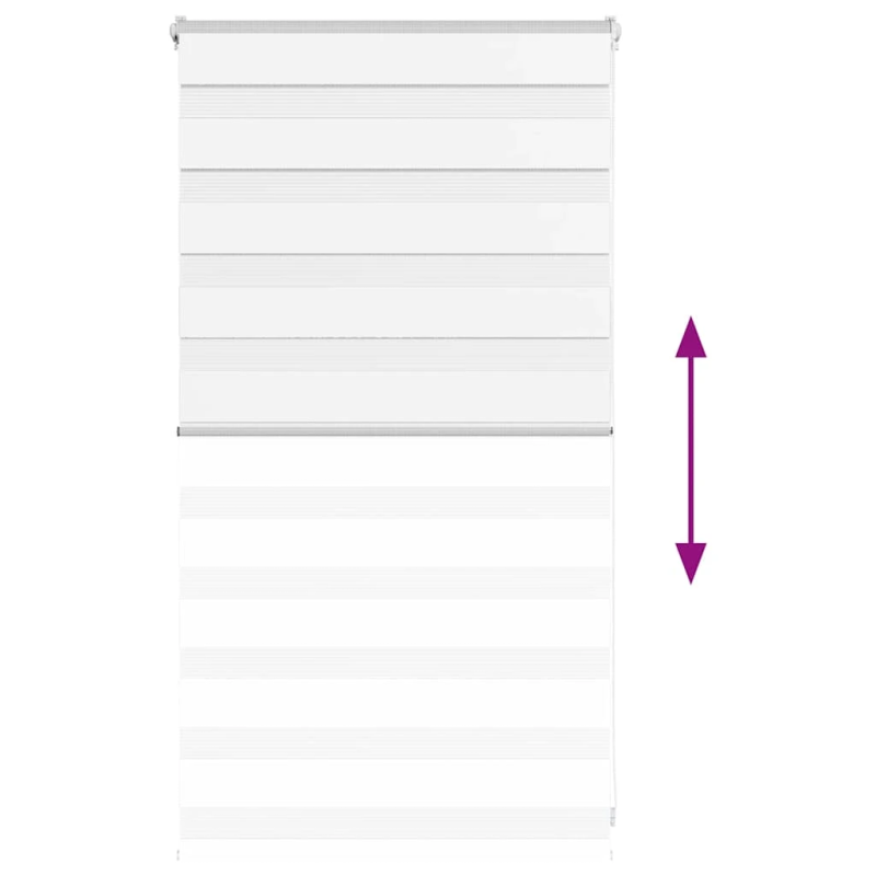 vidaXL žalūzijas zebra 85x100 cm auduma platums 80,9 cm poliesters