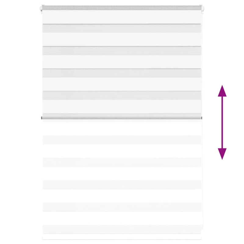 vidaXL žalūzijas zebra 95x100 cm auduma platums 90,9 cm poliesters