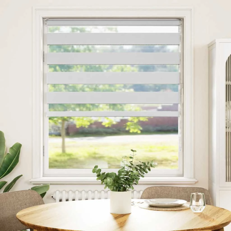 vidaXL žalūzijas zebra 115x100 cm auduma platums 110,9 cm poliesters