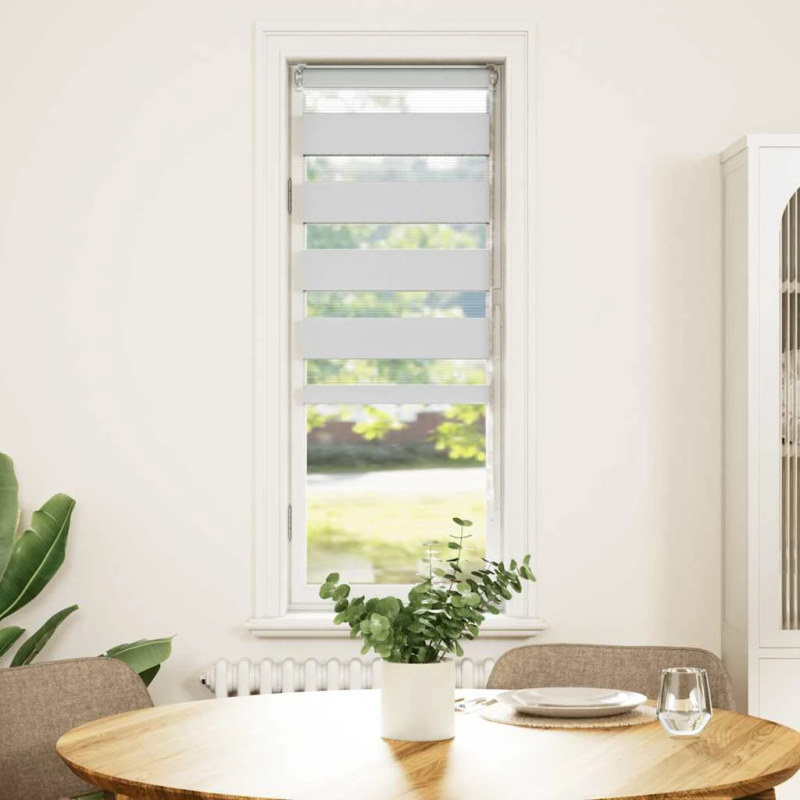 vidaXL žalūzijas zebra 50x150 cm auduma platums 45,9 cm poliesters