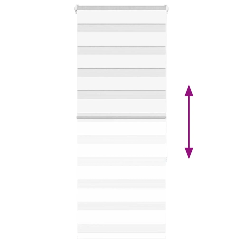 vidaXL žalūzijas zebra 65x150 cm auduma platums 60,9 cm poliesters