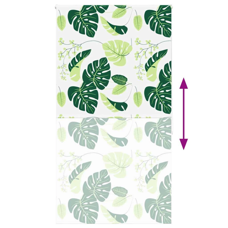 vidaXL rullo žalūzija dušai, 130x240 cm, auduma platums 126 cm