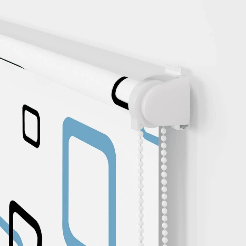 vidaXL rullo žalūzija dušai kaseti, 90x240 cm, auduma platums 86 cm