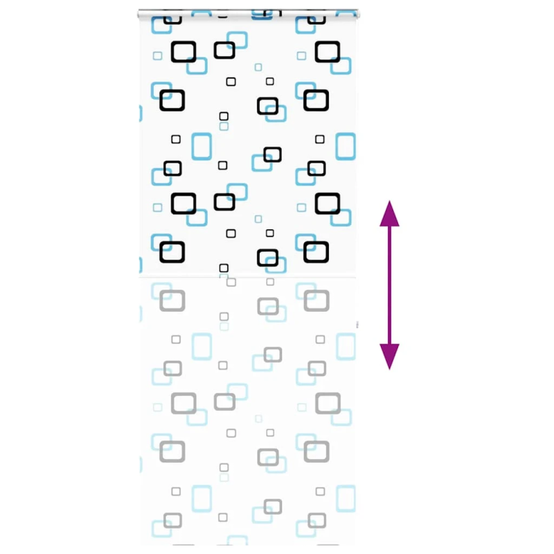 vidaXL rullo žalūzija dušai kaseti, 110x240 cm, auduma platums 106 cm