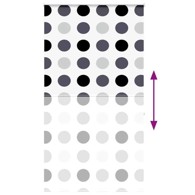 vidaXL rullo žalūzija dušai kaseti, 120x240 cm, auduma platums 116 cm