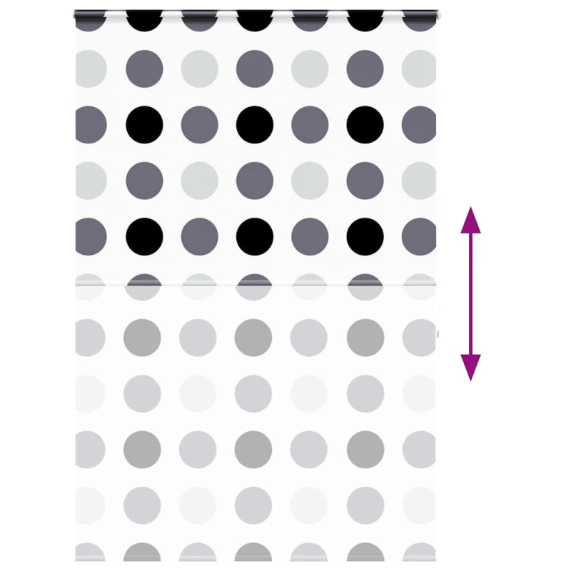 vidaXL rullo žalūzija dušai kaseti, 160x240 cm, auduma platums 156 cm