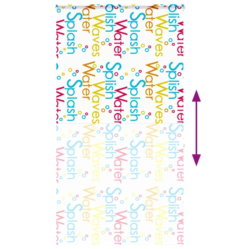 vidaXL rullo žalūzija dušai kaseti, 120x240 cm, auduma platums 116 cm