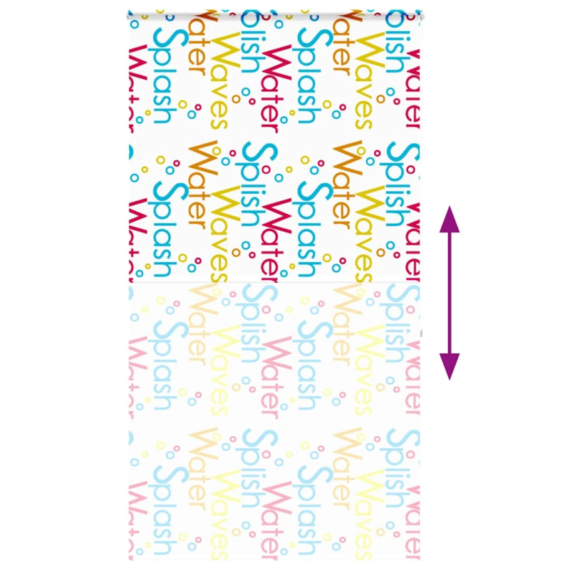 vidaXL rullo žalūzija dušai kaseti, 130x240 cm, auduma platums 126 cm