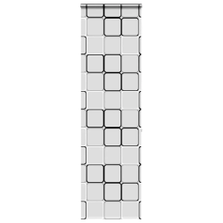 vidaXL rullo žalūzija dušai kaseti, 70x240 cm, auduma platums 66 cm