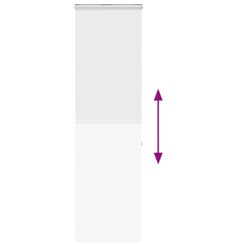 vidaXL rullo žalūzija dušai ar kaseti, 80x240 cm, auduma platums 76 cm