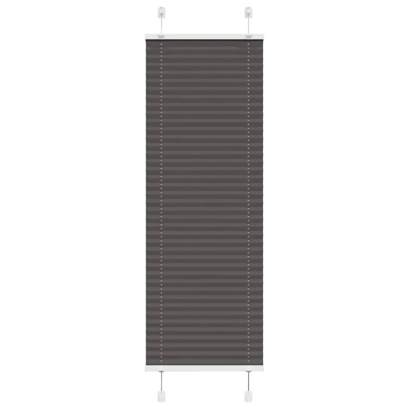 vidaXL kroku žalūzija melna 40x150 cm auduma platums 39,4 cm