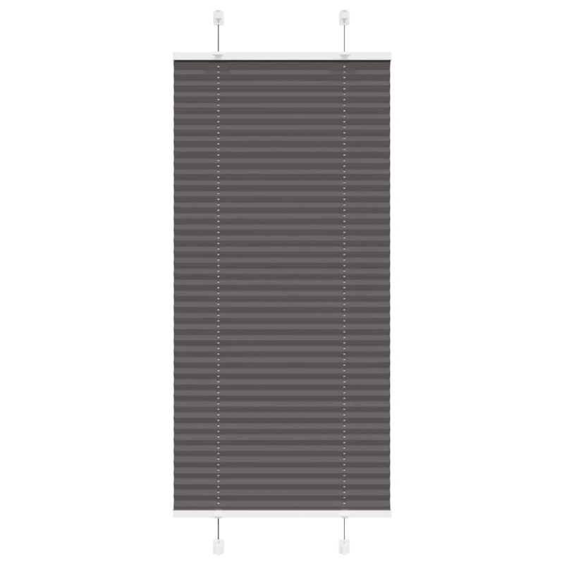vidaXL kroku žalūzija melna 60x150 cm auduma platums 59,4 cm