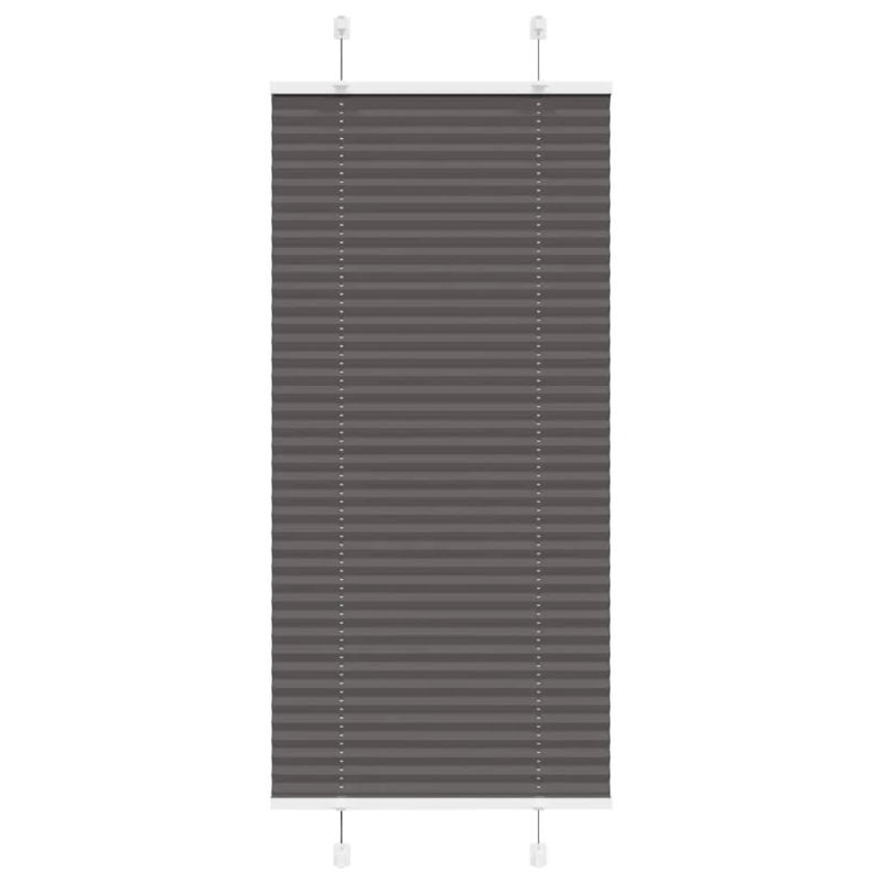 vidaXL kroku žalūzija melna 65x150 cm auduma platums 64,4 cm