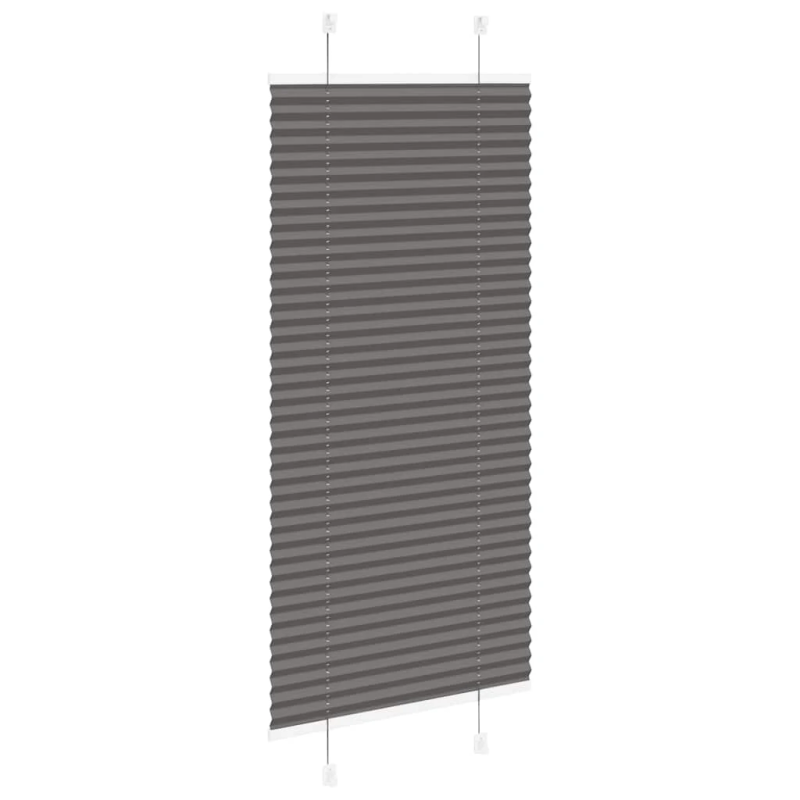 vidaXL kroku žalūzija melna 65x150 cm auduma platums 64,4 cm
