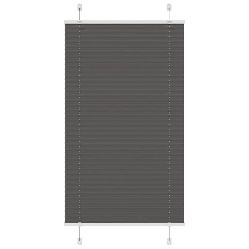 vidaXL kroku žalūzija melna 70x150 cm auduma platums 69,4 cm