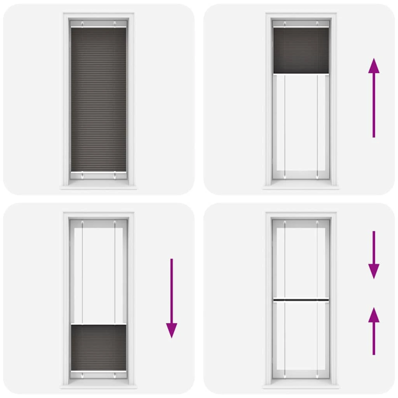 vidaXL kroku žalūzija melna 80x200 cm auduma platums 79,4 cm