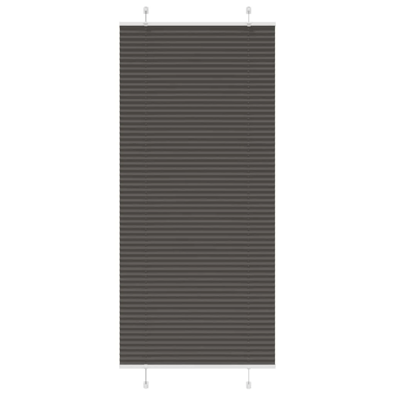 vidaXL kroku žalūzija melna 90x200 cm auduma platums 89,4 cm