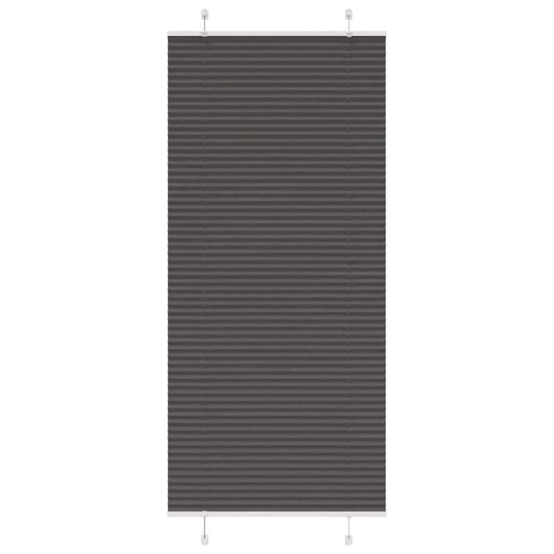 vidaXL kroku žalūzija melna 95x200 cm auduma platums 94,4 cm