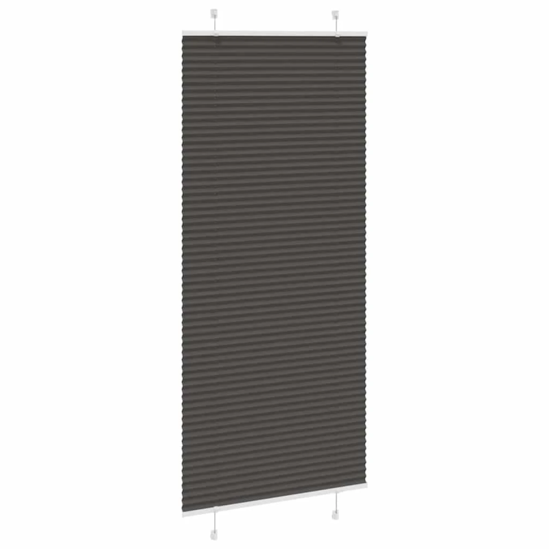 vidaXL kroku žalūzija melna 95x200 cm auduma platums 94,4 cm